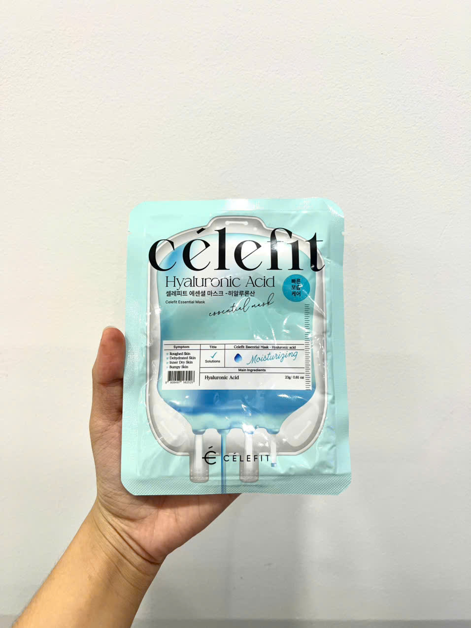 Mặt Nạ Cấp Ẩm Celefit Essential Mask Hyaluronic Acid 23g 10 Miếng - Dành Cho Da Khô Thiếu Ẩm Mặt Nạ Cấp Ẩm Celefit Essential Mask Hyaluronic Acid 23g 10 Miếng - Dành Cho Da Khô Thiếu Ẩm