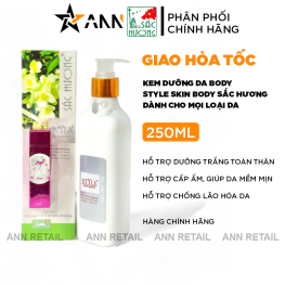 Kem Body Sắc Hương Plus Style Skin Body Giúp Cấp Ẩm Trắng Da 250ml - 8938508348124