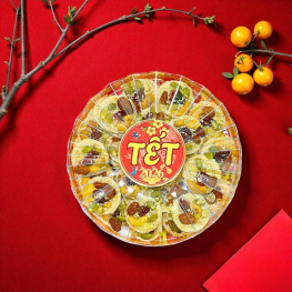 Hộp Bánh Đồng Tiền Ngũ Vị Hạt Sun Khía 350G Hộp - BDTNVHHSK350