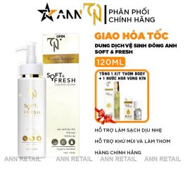 Dung Dịch Vệ Sinh  Collagen X3 TN Đông Anh Soft & Fresh Collagen X3 120ml - Tặng 1 Xịt Thơm Body + 1 Nước Hoa Vùng Kín