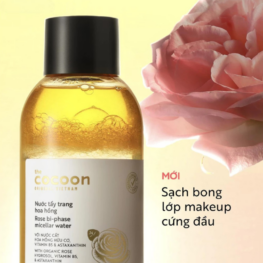 Nước Tẩy Trang Cocoon Hoa Hồng Cấp Ẩm Da Rose Bi-Phase Micellar Water 310ml - 8936217700674