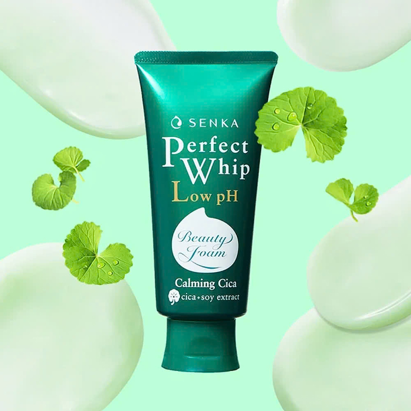 Sữa Rửa Mặt Senka Perfect Whip Chiết Xuất Rau Má Màu Xanh Lá Dịu Nhẹ Cho Da Nhạy Cảm 100g Sữa Rửa Mặt Senka Perfect Whip Chiết Xuất Rau Má Màu Xanh Lá Dịu Nhẹ Cho Da Nhạy Cảm 100g