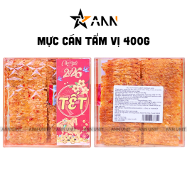 Hộp Mực Cán Tẩm Vị Ngôi Sao Lớn 400G Hộp Quà Tết 2026 - MCTVHNSL400