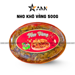 Hộp Quà Tết Nho Vàng 500g - Hộp Ovan Hộp Quà Tết 2026 - NVHO500