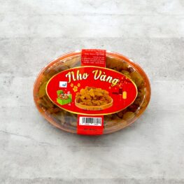 Hộp Quà Tết Nho Vàng 500g - Hộp Ovan - NVHO500