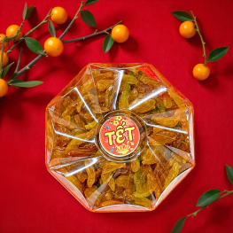 Hộp Nho Vàng Bát Giác 250G Hộp Quà Tết 2026 - NVSHBG250