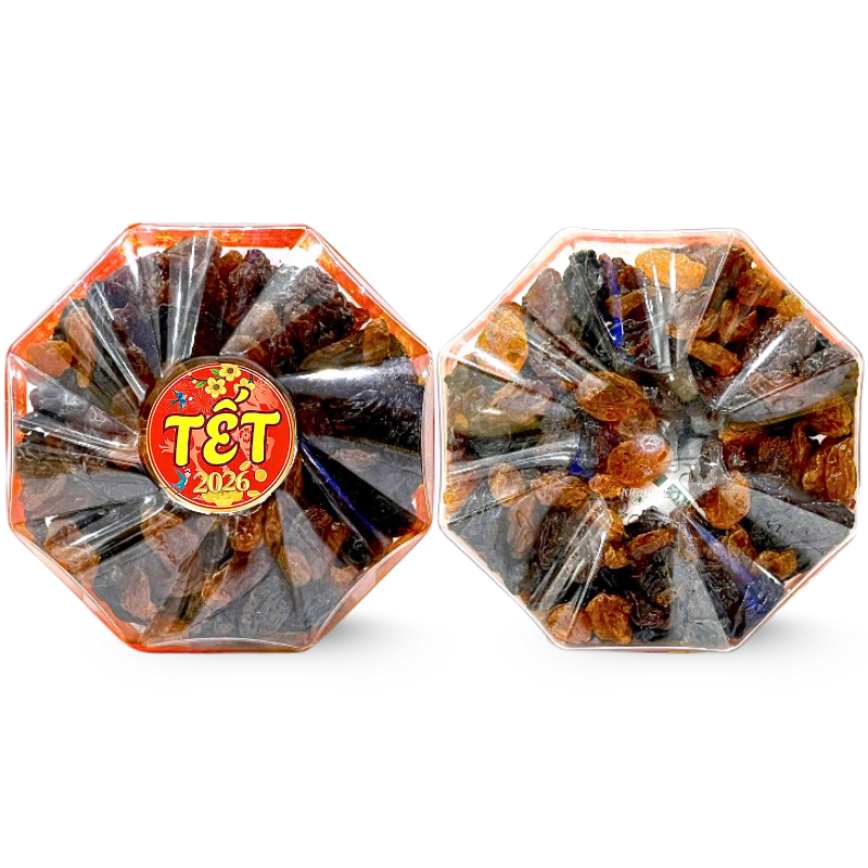 Hộp Nho Chile Bát Giác 250G Hộp Quà Tết 2026 Hộp Nho Chile Bát Giác 250G Hộp Quà Tết 2026