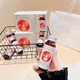 Nước Uống Shiseido Pure White Bổ Sung Collagen 500ml Hỗ Trợ Làm Đẹp Làn Da - Hộp 10 Lọ - 4901872046959