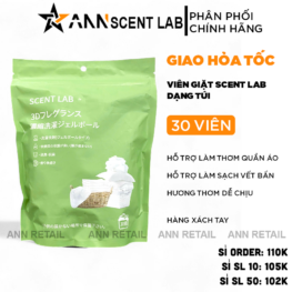 Viên Giặt Xả SCENT LAB 5in1 Nhật Bản Dạng Túi Cao Cấp 30 Viên - 6977239070309