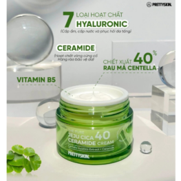 Kem Dưỡng Trắng Da Prettyskin The Pure Chiết Xuất Rau Má Ceramide Cream 52ml - 8809733216434