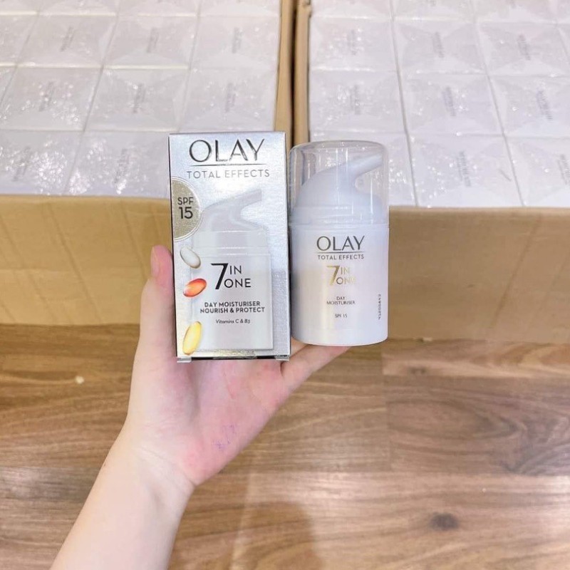 Nguồn sỉ kem Dưỡng Olay Total Effects 7 in 1 SPF15 Ban Ngày 50ml - Hàng Xách Tay Nguồn sỉ kem Dưỡng Olay Total Effects 7 in 1 SPF15 Ban Ngày 50ml - Hàng Xách Tay