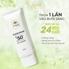 Kem Chống Nắng Lachi Cheese SPF 50+ Royal Sunscreen 50ml - Phiên Bản Mới - KCNLACHI