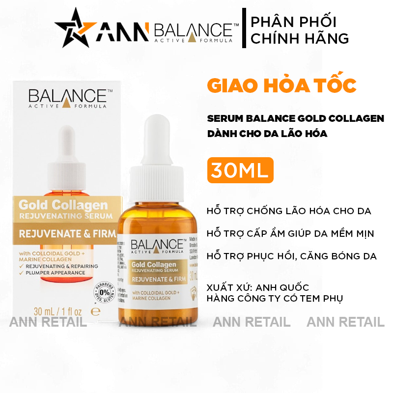25834_1_20241129095610-1.png Serum Balance Active Formula Gold Collagen Rejuvenate & Firm 30ml Giúp Chống Lão Hóa Da - 5012368041132