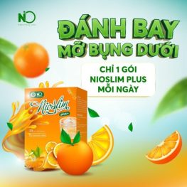 Siro NioSlim Plus+ Vị Cam Thơm Ngon 15 Gói - Tặng 1 Hũ Detox Rau Xanh - NIOSLIM02