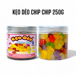 Kẹo Dẻo Chip Chip Thơm Ngon 250g Hộp - 8936208930400