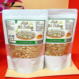 Hạt Bí Trắng Túi Zip 500g - HBTTZ500