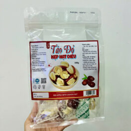 Táo Đỏ Kẹp Hạt Điều Túi Zip 300g - TDKHDTZ300