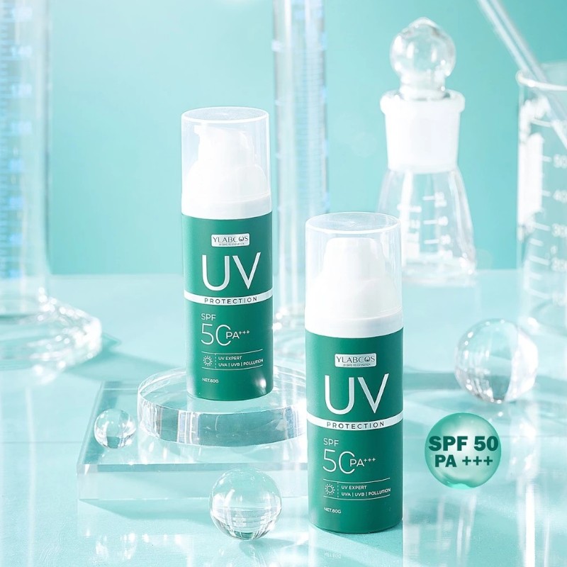 Kem Chống Nắng Đa Tầng Ylabcos UV Protection Dr Lacir SPF50/PA+++ 60g Kem Chống Nắng Đa Tầng Ylabcos UV Protection Dr Lacir SPF50/PA+++ 60g