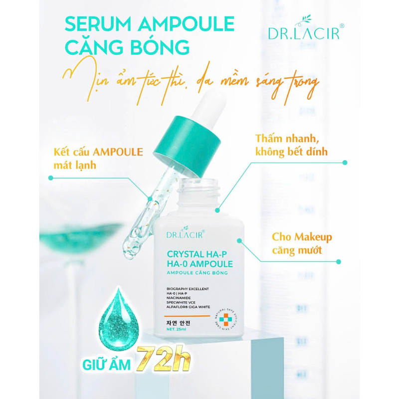 25897_8_20250705181012-2.png Serum Tinh Thể Vàng Dr.Lacir Crystal Serum 25ml - Giúp Da Căng Bóng - 8938528007114