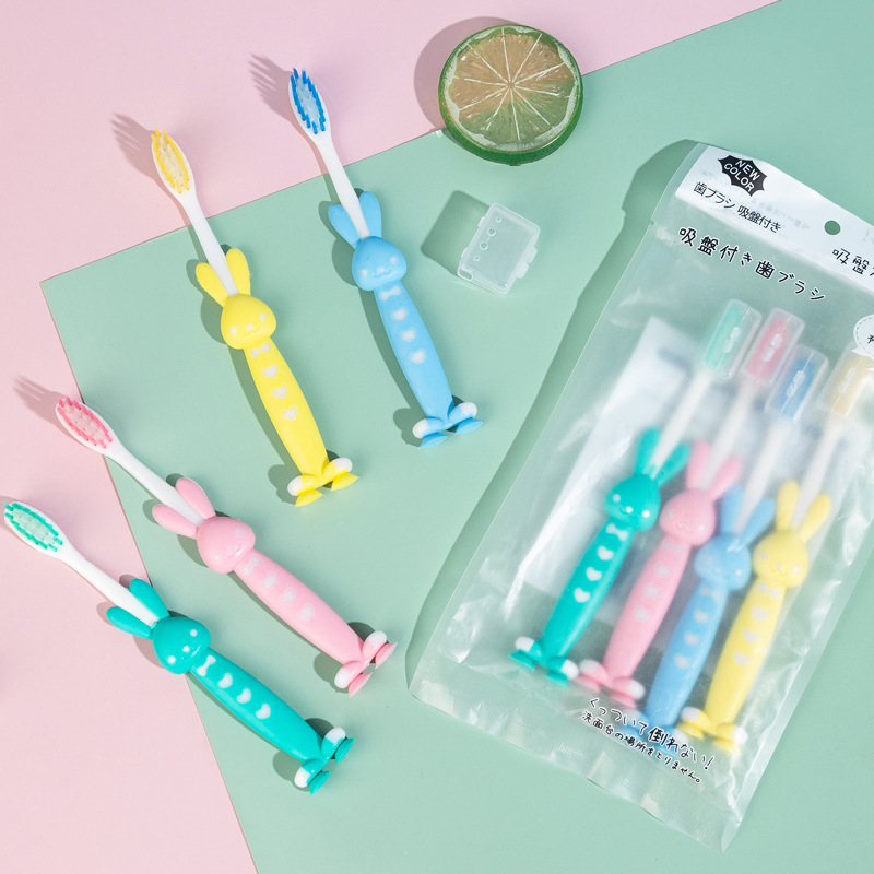 25929_o1cn01nilmug27whcic2qmp-2200743317804-0-cib_20250114142649-3.jpg Set 4 Bàn Chải Đánh Răng - Bàn Chải vệ Sinh Răng Miệng Cho Bé Hình Gấu Và Thỏ Dễ Thương - 4BCDRCB