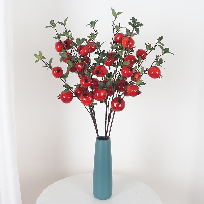 Nguồn sỉ cành Lựu 7 Trái Mọng Đỏ Cắm Bình Trang Trí Không Gian Sống Nguồn sỉ cành Lựu 7 Trái Mọng Đỏ Cắm Bình Trang Trí Không Gian Sống