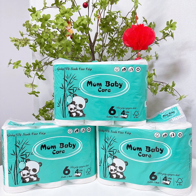 25991_z6233842524958-8038c7524d85d6846fc5cf81990e6e46_20250118111038-2.jpg Combo 2 Túi 6 Cuộn Giấy Vệ Sinh Mombaby Xanh - Giấy Cuộn Đa Năng - GVS01