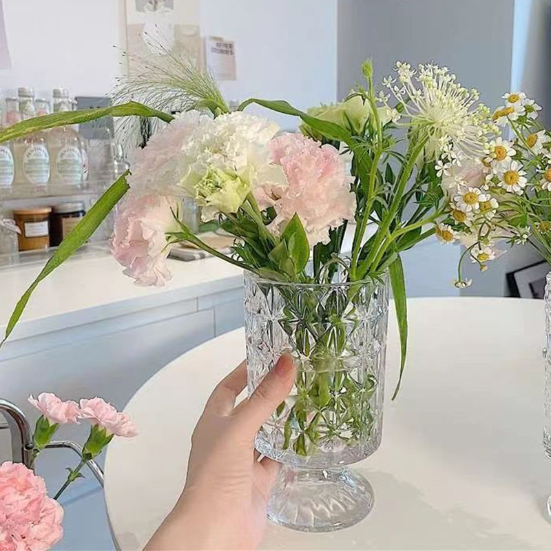 26007_o1cn01pnhj491yvakwe9bp7-2213720586640_20250120113158-2.jpg Bình Hoa Thủy Tinh - Lọ Hoa Mang Phong Cách Châu Âu Sang Trọng 19x10.5cm - BHTT04