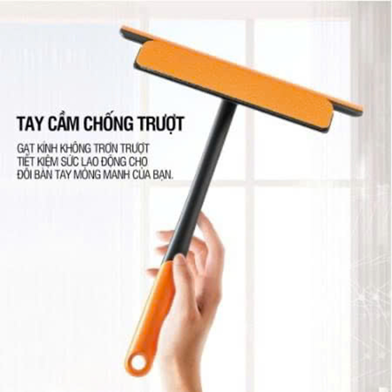 Cây Lau Kính 3 Trong 1 -Chổi Lau Kính Gạt Nước Xoay 360 Độ Linh Hoạt 29x25.5cm Cây Lau Kính 3 Trong 1 -Chổi Lau Kính Gạt Nước Xoay 360 Độ Linh Hoạt 29x25.5cm