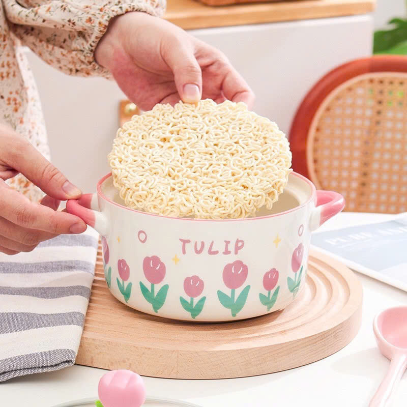 26057_z6242233091646-63517fa0994c97a6aa930be4ff7ea278_20250123173927-2.jpg Tô Ăn Mì Bát Úp Mì Gốm Sứ Có Nắp Đậy Thuỷ Tinh Hoa Tulip Cao Cấp 11x19.5cm - TAM01