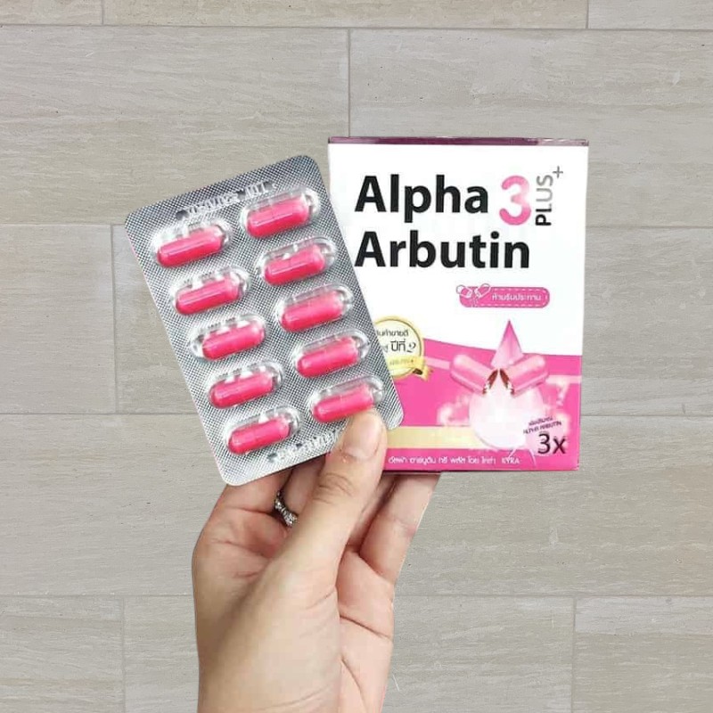 26102_d_20250206184115-2.jpg Viên Bột Kích Trắng Body Kyra Alpha Arbutin 3 Plus+ Thái Lan - Hộp 10 Viên - 1016010053894