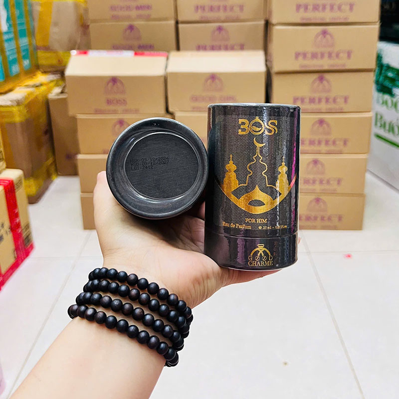 Nước Hoa Charme Good Boss 25ml Mùi Nam Màu Vàng - Hương Thơm Lôi Cuốn & Tự Tin Nước Hoa Charme Good Boss 25ml Mùi Nam Màu Vàng - Hương Thơm Lôi Cuốn & Tự Tin