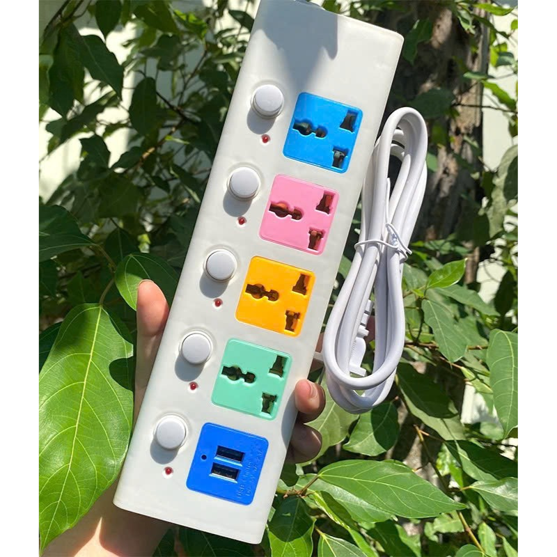 Nguồn sỉ ổ Cắm Điện 4m Đa Năng Kèm Sạc USB Nguồn sỉ ổ Cắm Điện 4m Đa Năng Kèm Sạc USB