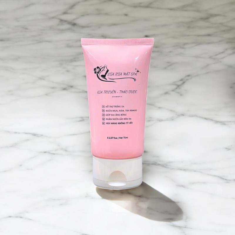 Combo 2 Chai Sữa Rửa Mặt Spa Gia Truyền Thảo Dược Cosmetic Cao Cấp 70ml Combo 2 Chai Sữa Rửa Mặt Spa Gia Truyền Thảo Dược Cosmetic Cao Cấp 70ml