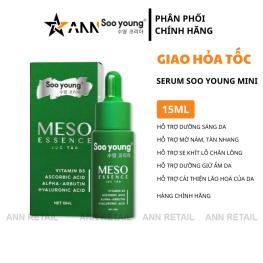 Serum Meso Essence Lục Tảo Soo Young Mini 15ml Hàng Cao Cấp - Hỗ Trợ Da Nám