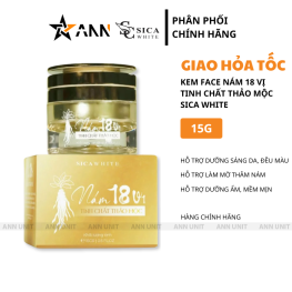 Kem Face Nám 18 Vị Tinh Chất Thảo Mộc Sica White 15g