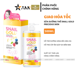 Sữa Dưỡng Thể Precious Skin Thái Lan Snail Gold Arbutin Mixed Berry 500ml