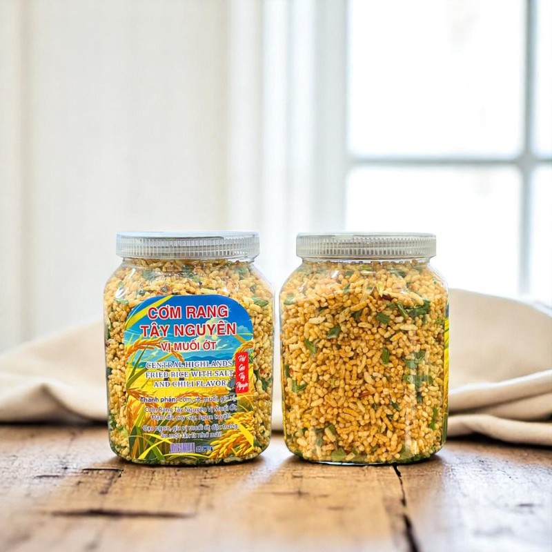 26319_1-photoroom-2_20250424173505.jpg Cơm Rang Tây Nguyên Vị Muối Ớt Thơm Ngon Hộp 500g - CRTNH500G