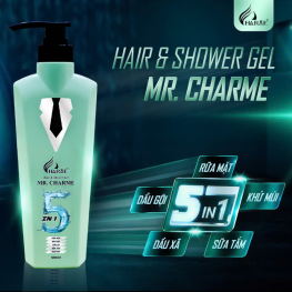 Sữa Tắm Gội Toàn Thân Mr Charme 5 In 1 Cho Nam 500ml - STGMRCHARME