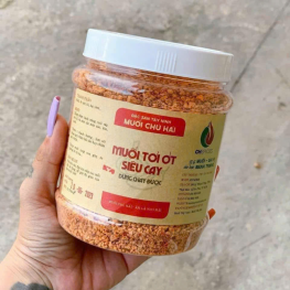 Hộp Muối Tỏi Ớt Siêu Chú Hải Thơm Ngon - Hộp 500g - MTOCHH500G