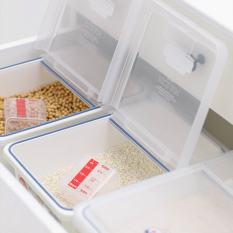 Thùng Đựng Gạo Inochi 12Kg - Thùng Đựng Gạo Chống Côn Trùng Bụi Bẩn Kèm Cốc Thùng Đựng Gạo Inochi 12Kg - Thùng Đựng Gạo Chống Côn Trùng Bụi Bẩn Kèm Cốc