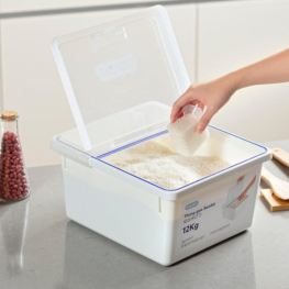 Thùng Đựng Gạo Inochi 12Kg - Thùng Đựng Gạo Chống Côn Trùng Bụi Bẩn Kèm Cốc - TDG02