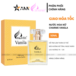 Nước Hoa Nữ Charme Vanila 50ml - Hương Thơm Quyến Rũ Cuốn Hút