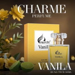 Nước Hoa Nữ Charme Vanila 50ml - Hương Thơm Quyến Rũ Cuốn Hút - 8936194699015