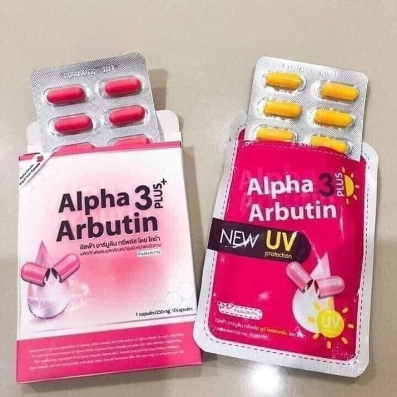 26445_24_20250621104429-1.png Viên Bột Kích Trắng Body Kyra Alpha Arbutin 3 Plus+ Thái Lan Phiên Bản Mới - Hộp 10 Viên - VBKTKRPBM