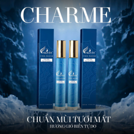 Set 2 Chai Nước Hoa Charme Cool Water 10ml Cho Nam Mùi Thơm Phong Độ Tươi Mát - 8936194698940