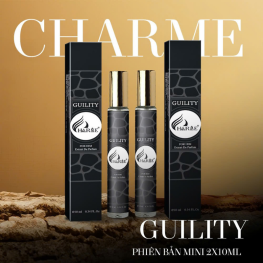 Set 2 Chai Nước Hoa Charme Guility 10ml Cho Nam Mùi Thơm Trầm Bí Ẩn - 8936194698957