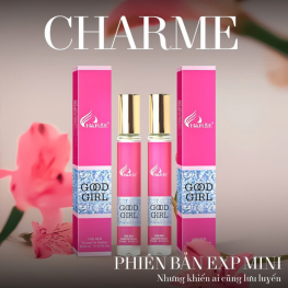 Set 2 Chai Nước Hoa Charme Good Girl 10ml Cho Nữ Mùi Thơm Quyến Rũ Ngọt Ngào - 8936194698988