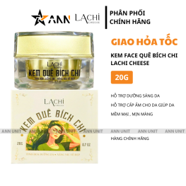 Kem Face Kem Quê Bích Chi Lachi Cheese 20g - Hỗ Trợ Cấp Ẩm Dưỡng Sáng Da - 8936206760481