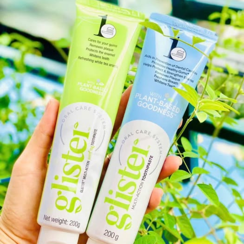 Kem Đánh Răng Amway Glister 200g Màu Xanh Lá - Hỗ Trợ Làm Sạch Mảng Bám Giúp Hơi Thở Thơm Mát Kem Đánh Răng Amway Glister 200g Màu Xanh Lá - Hỗ Trợ Làm Sạch Mảng Bám Giúp Hơi Thở Thơm Mát