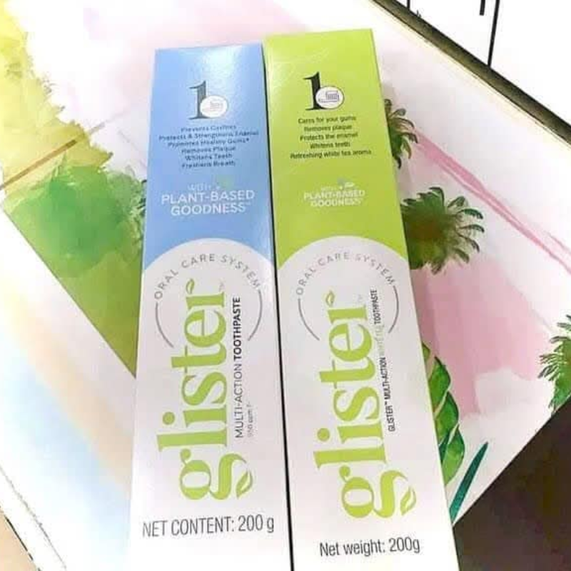 26465_5_20250711172626-3.png Kem Đánh Răng Amway Glister 200g Màu Xanh Lá - Hỗ Trợ Làm Sạch Mảng Bám Giúp Hơi Thở Thơm Mát - 319372M